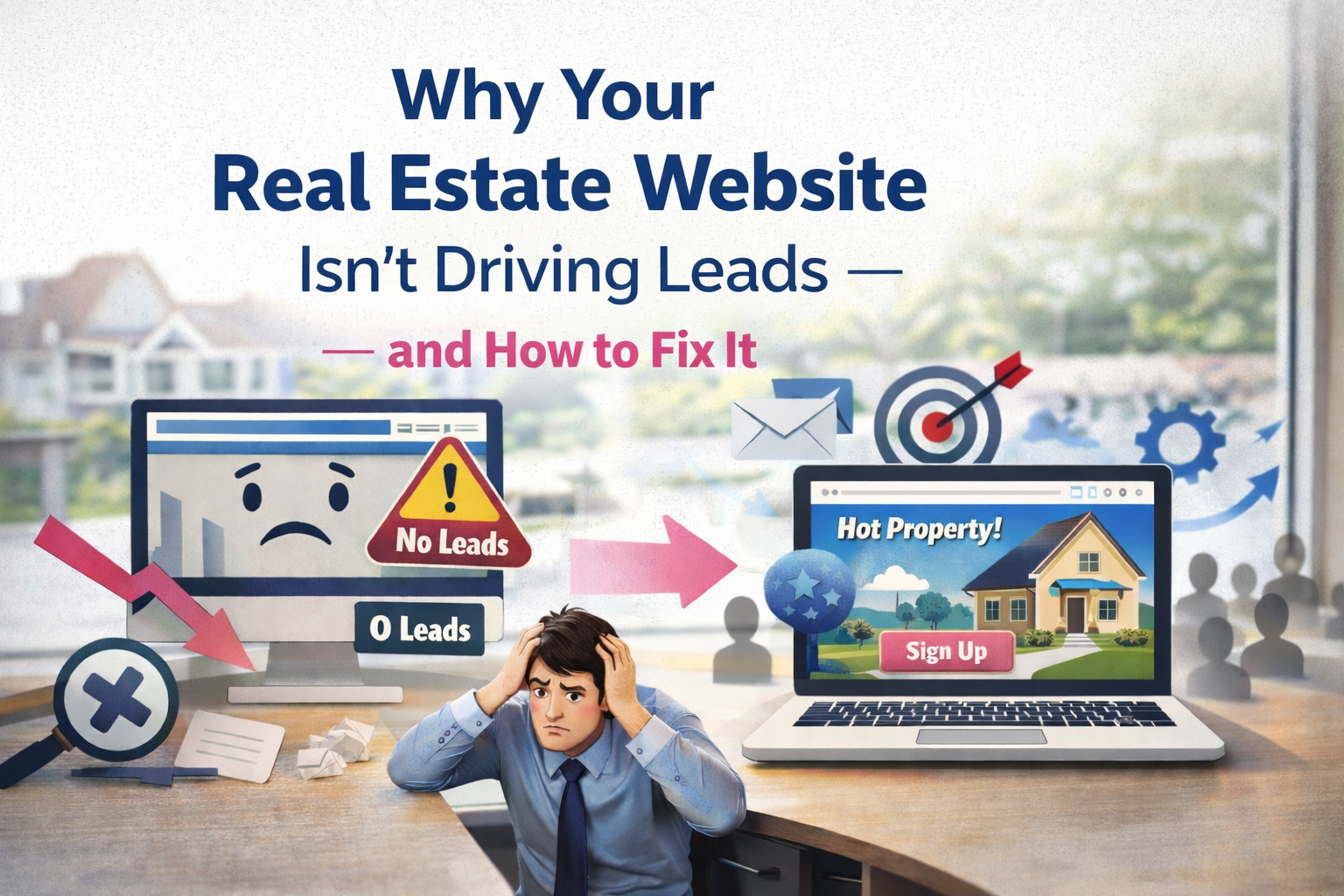 Real Estate Lead Generation: Why Your Real Estate Website Isn’t Driving Leads — and How to Fix It