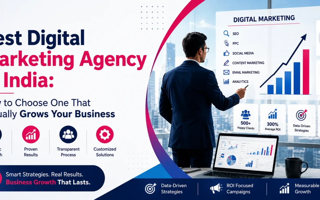 Best Digital Marketing Agency in India: How to Choose One That Actually Grows Your Business
