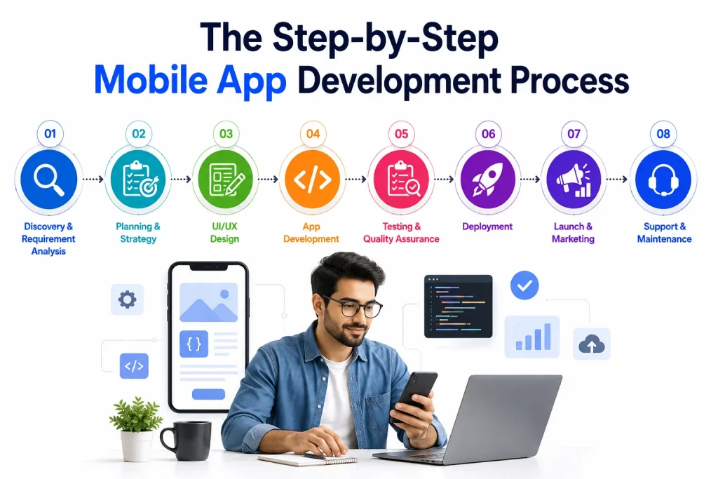 The Step-by-Step Mobile App Development Process
